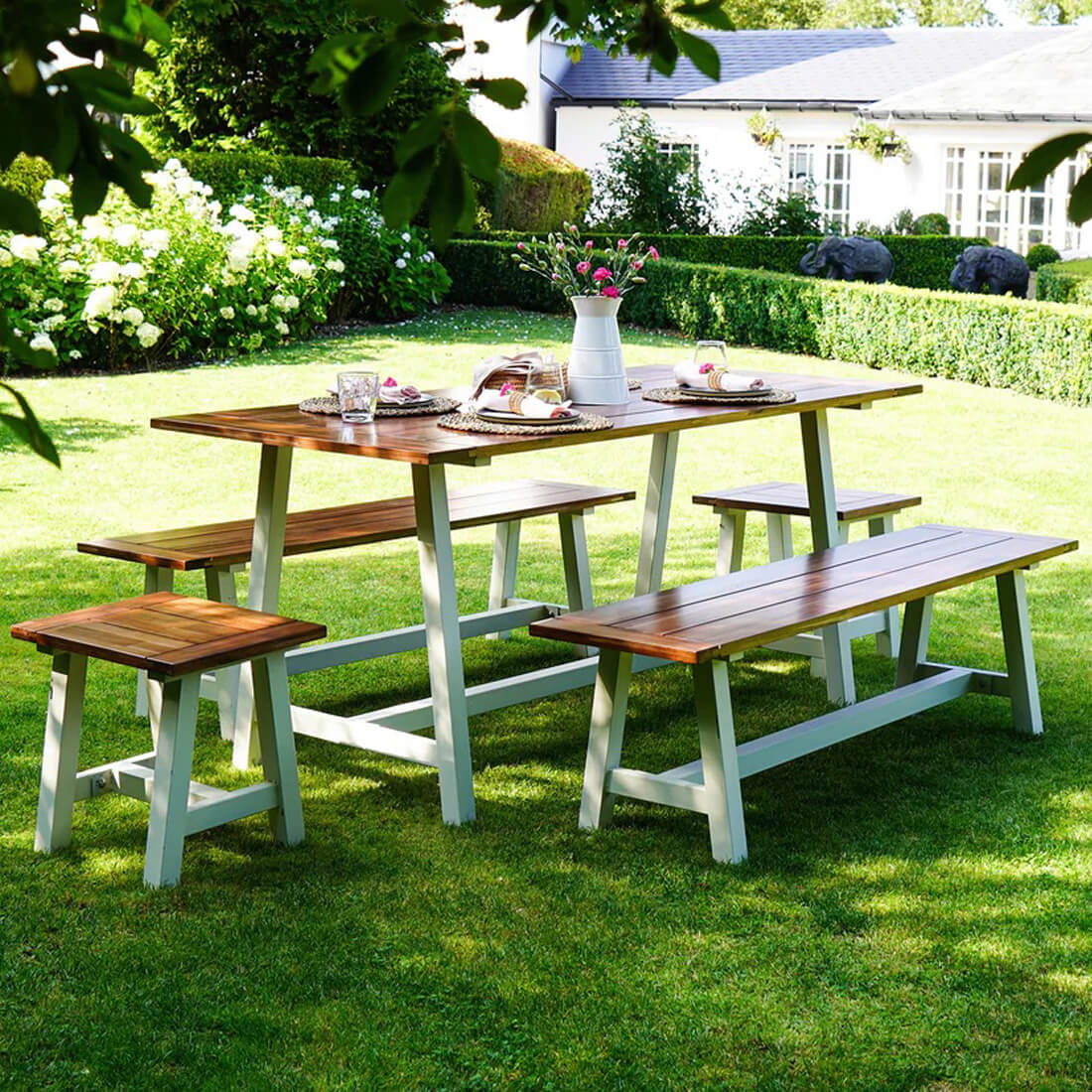 Broadway Acacia Wood 5 Piece Garden Furniture Set by Ivyline