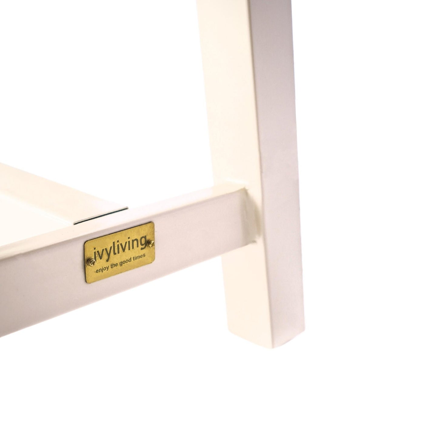 Broadway Acacia Wood Cream Garden Bench by Ivyline