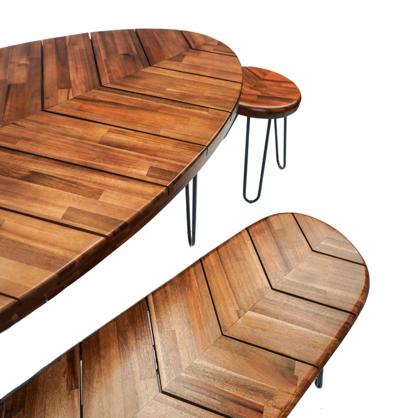 Borough Acacia Wood 5-Piece Garden Furniture Set by Ivyline
