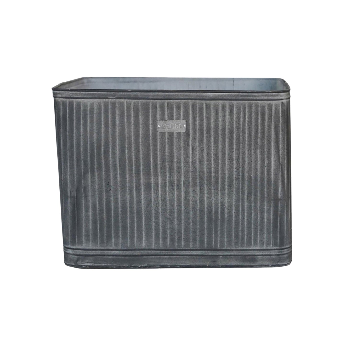 Hampton Galvanised Metal Planters by Ivyline