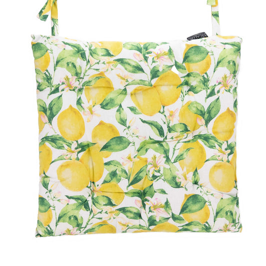 Square Seatpad - Lemons (Pack of 2)