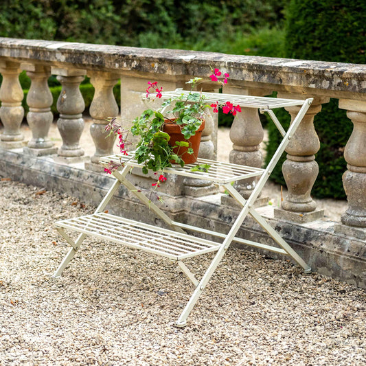 Etager-A-Fleur Cream Flower Stand by Ascalon